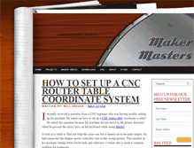 Tablet Screenshot of makermasters.com